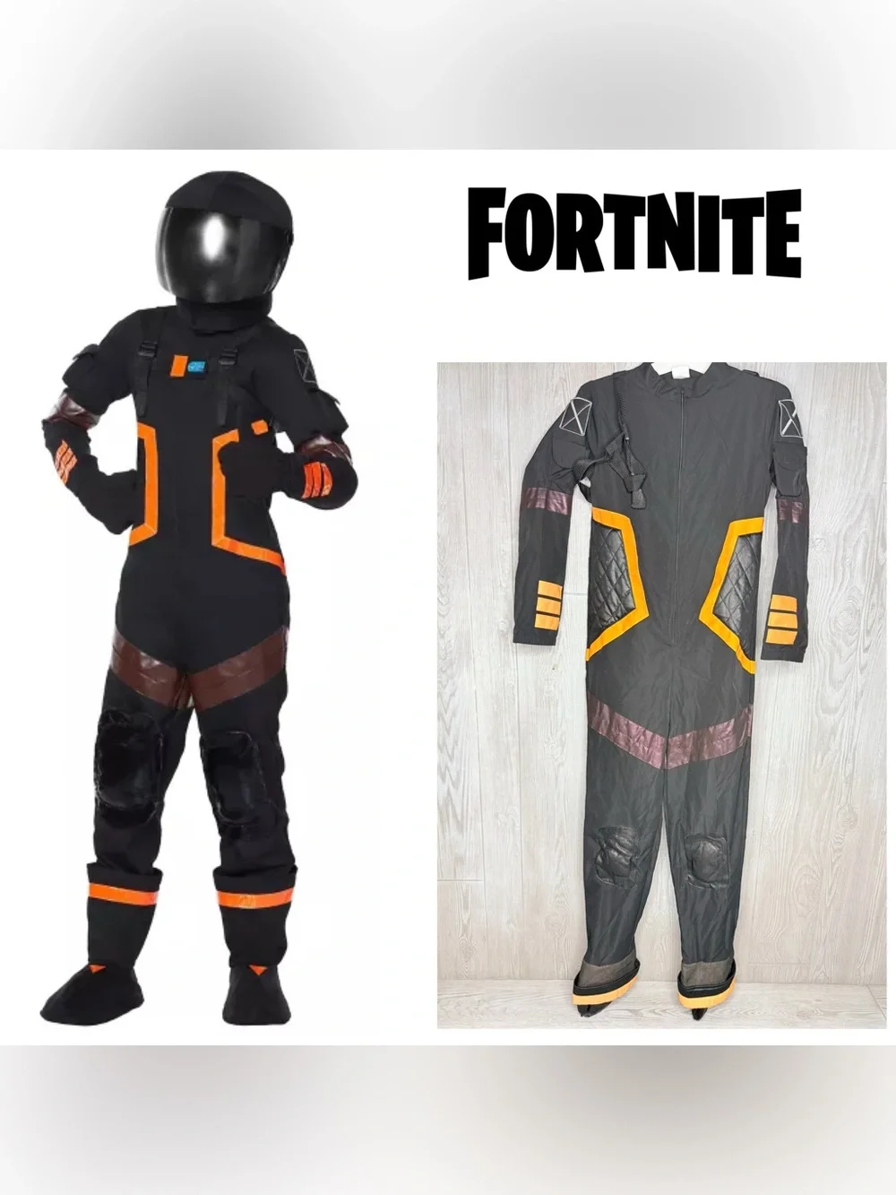 Boys Dark Voyager Halloween  Costume Fortnite cosplay dress up jumper med